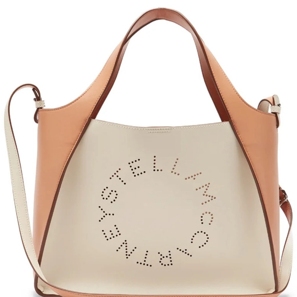 Stella Logo Tote Bag. Like New. Alter Bicolor Logo Crossbody Tote Bag
